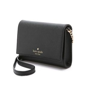 Kate Spade cami crossbody in black
